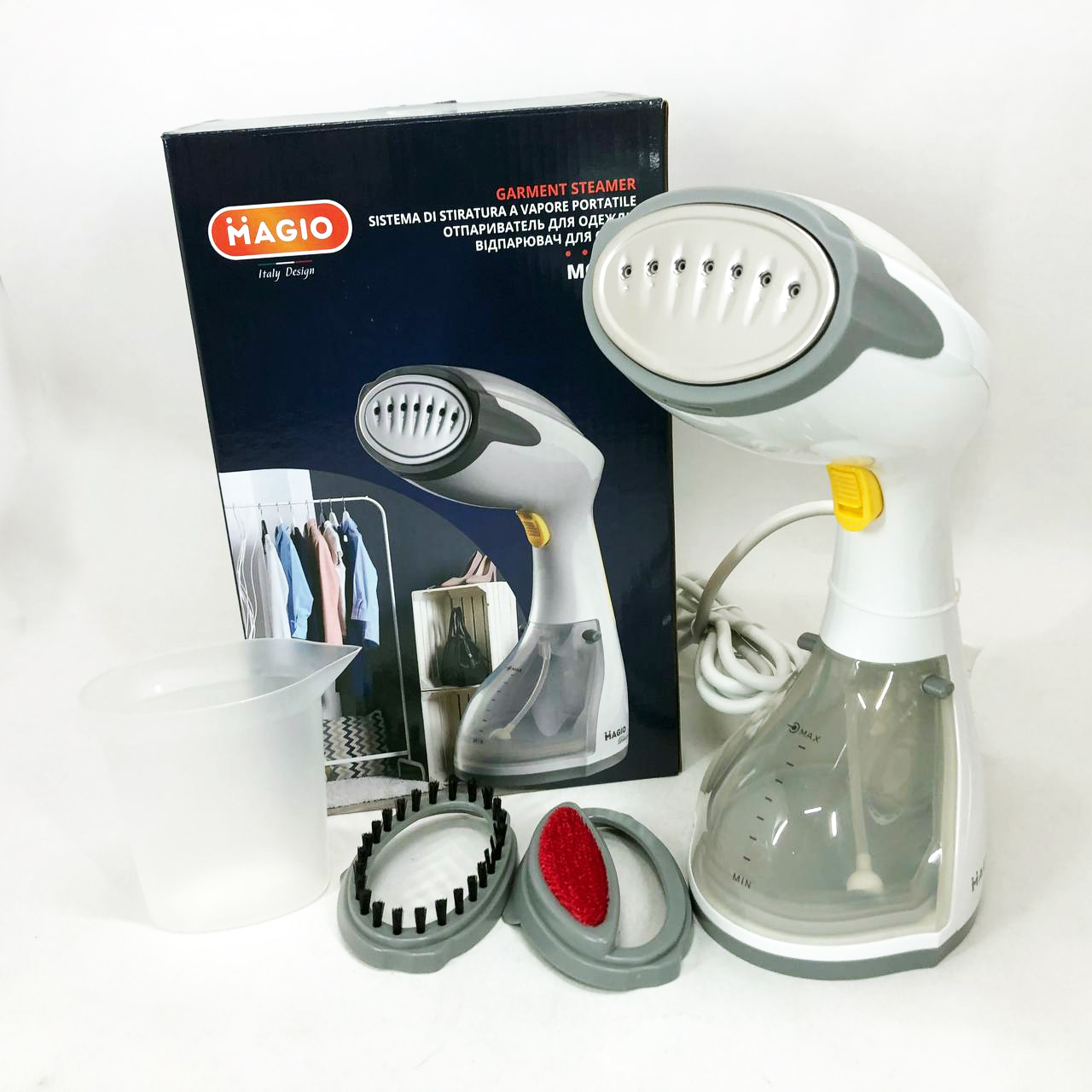 Отпариватель MAGIO MG-327, Компактный отпариватель, Универсальный отпариватель, Выпариватель для одежды