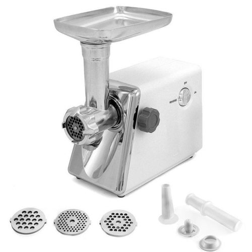 Мясорубка с соковыжималкой Domotec MS-2018 2500 Вт. Цвет: белый