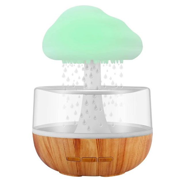 Ночник-увлажнитель с эффектом дождя Cloud Rain Humidifier, Аромадиффузор увлажнитель воздуха для дома