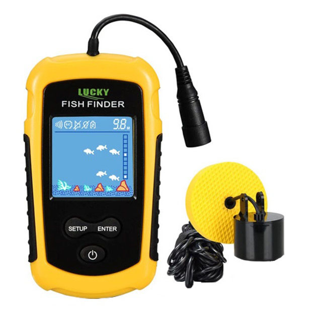 Эхолот портативный Fish Finder до 100м сонар портативный универсальный
