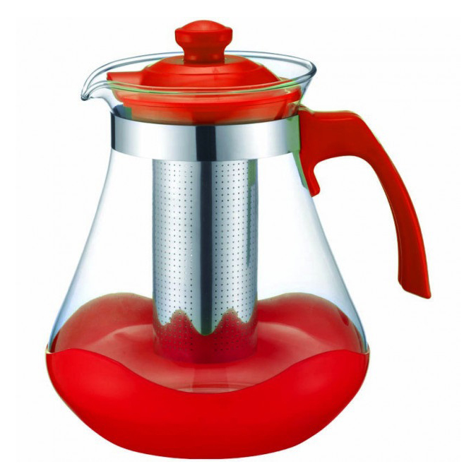 Чайник заварочный Con Brio Green CB-6215 1,5 л. Цвет: красный