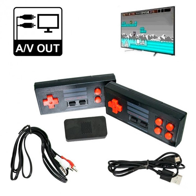 Игровая приставка с беспроводными джойстиками N-22