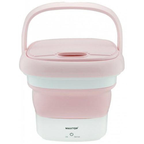 Складная стиральная машина MAXTOP silicon washing machine. Цвет: розовый