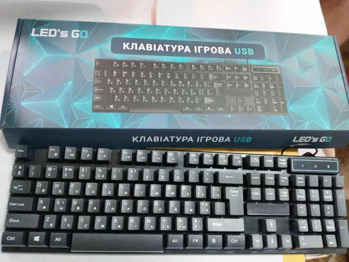 Клавіатура ігрова LED's GO