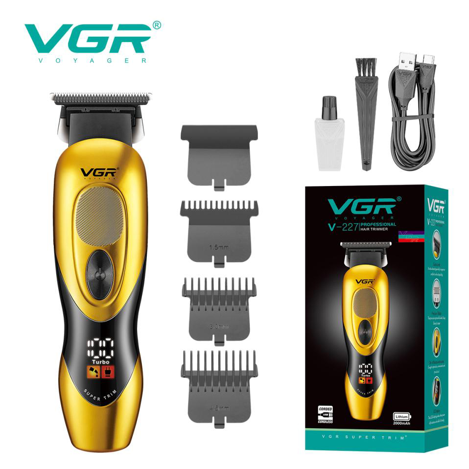 Триммер VGR V-227 GOLD. Цвет: золотой