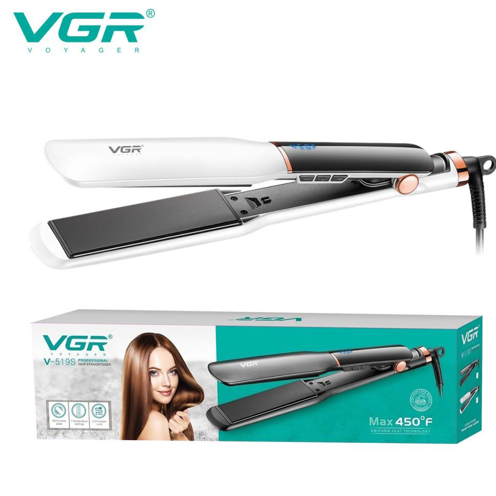 Выпрямитель для волос VGR V-519S. Цвет: белый