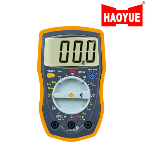 Мультиметр цифровой HAOYUE UT33D (генератор импульсов, звуковая прозвонка, тест диодов, HOLD)
